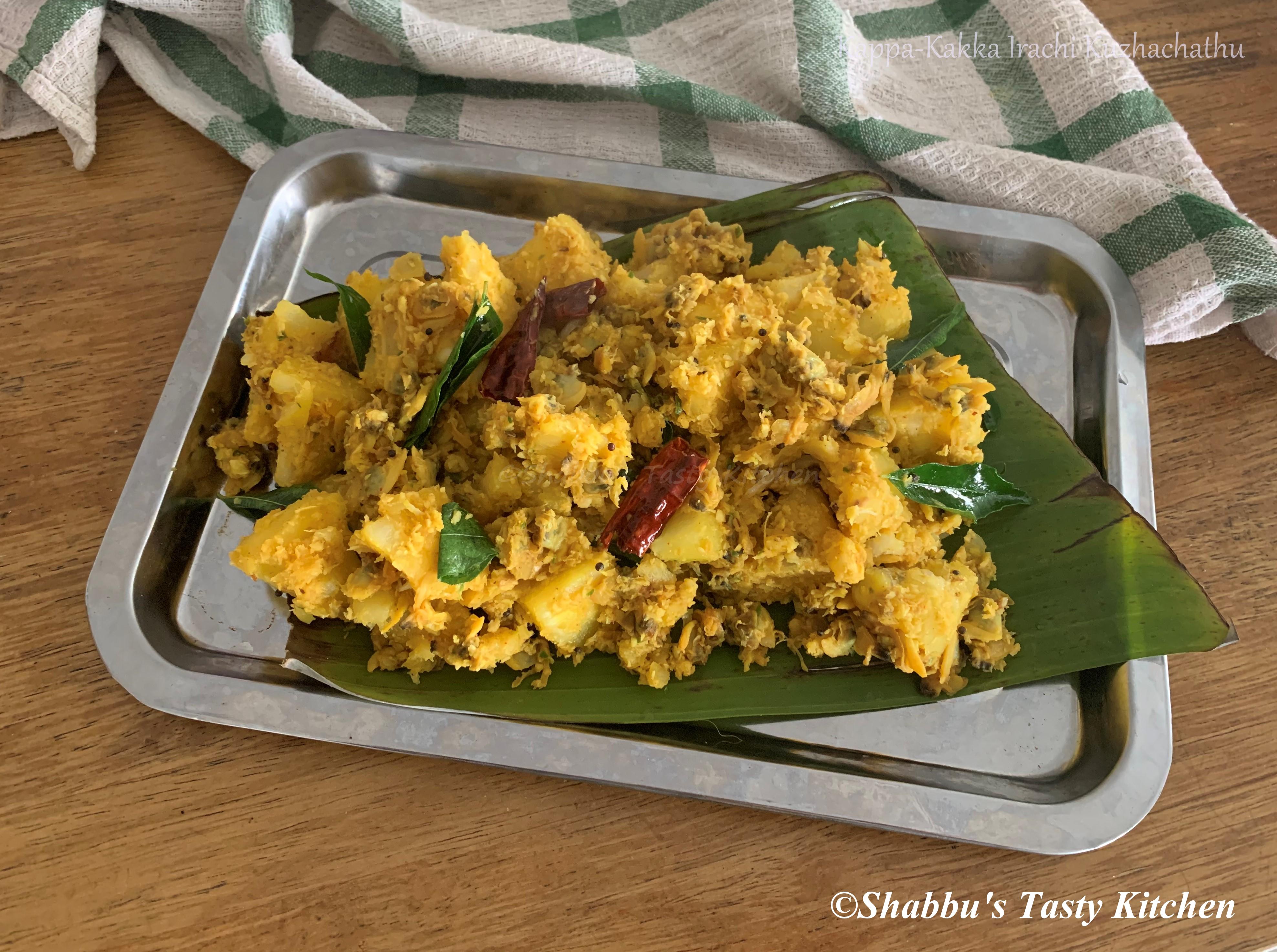 kappa-kakka-irachi-kuzhachathu-tapioca-with-clams