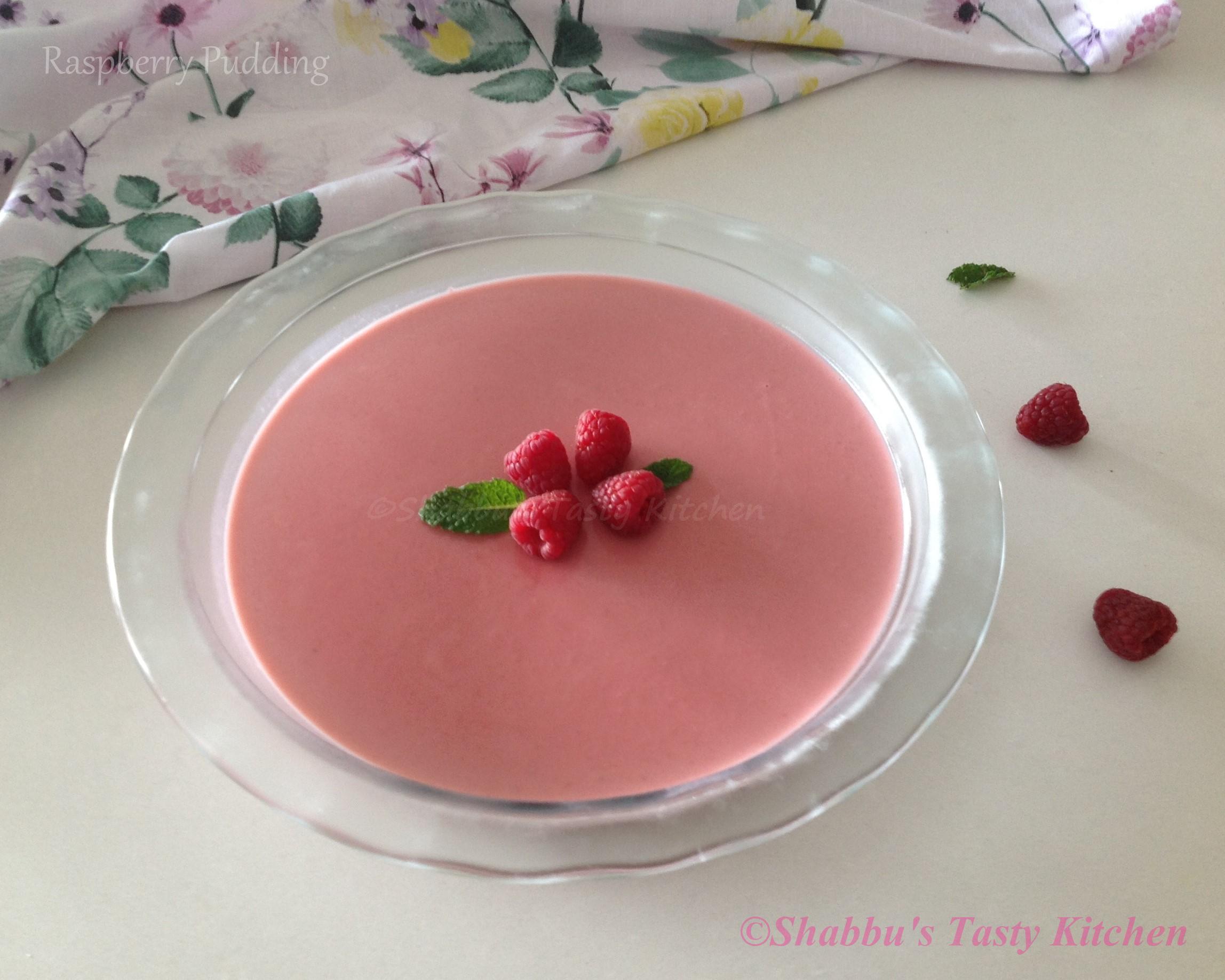 raspberry-pudding