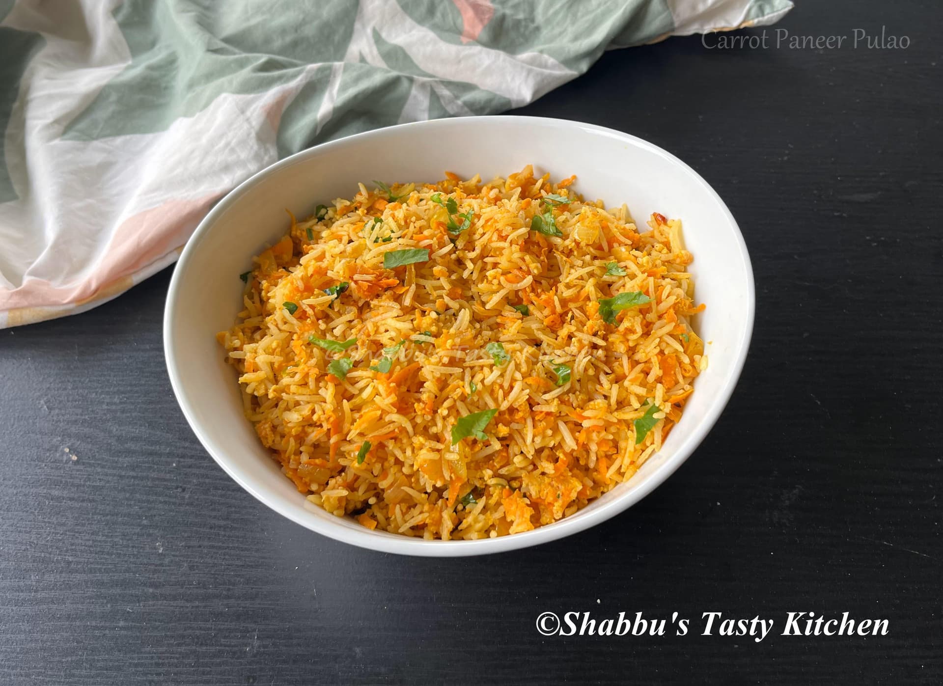 carrot-paneer-pulao