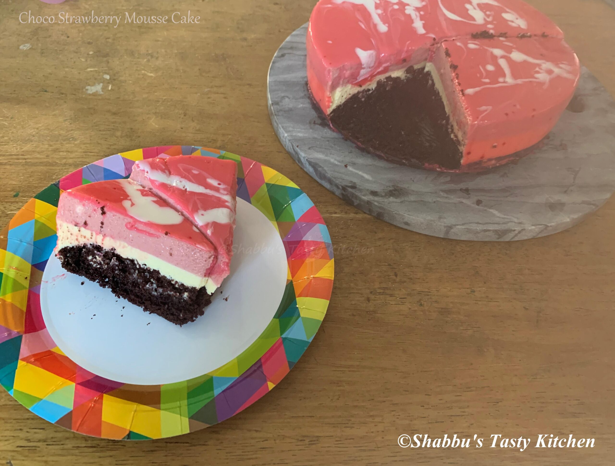 Chocolate Cake with Strawberry Mousse FIlling - Baking Sense®